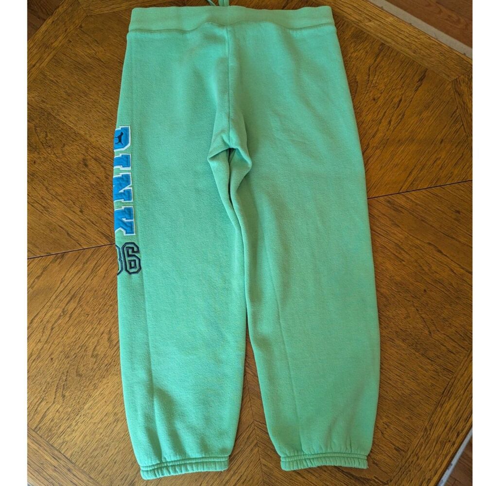 Vintage Victoria's Secret PINK Mint Green Varsity Sweatpants Cropped Joggers M - Picture 4 of 8